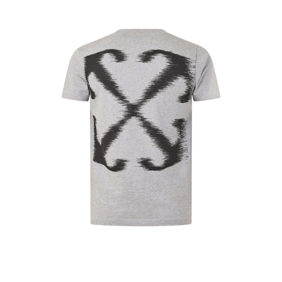 OFF-WHITE Windy Arrow Skate S/S Tee Light Grey Melange