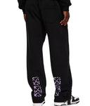 OFF WHITE Windy Arrow Sweatpants Black/Pink one-kickz