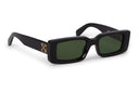 Off-White Arthur Sunglasses Black Green one-kickz