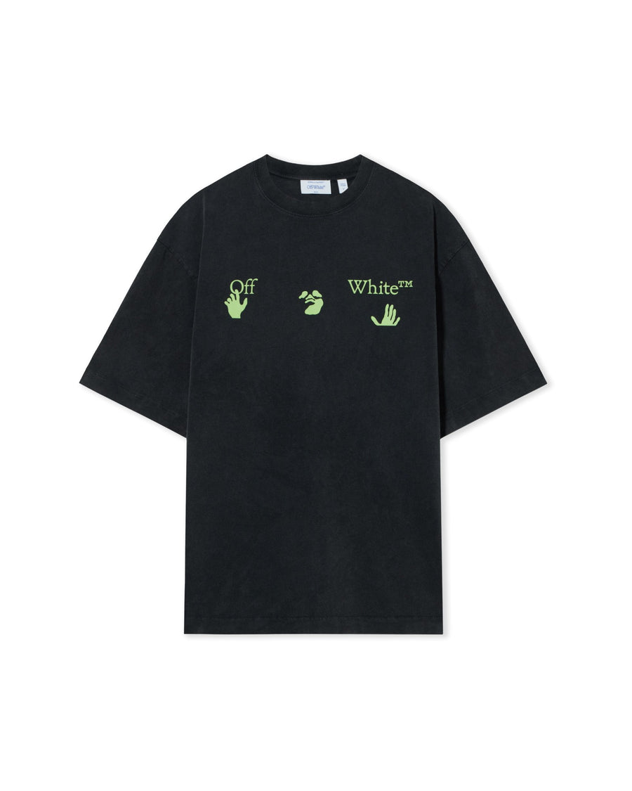Off-White Bacco Arrow Skate Short Sleeve T-Shirt Vintage Black