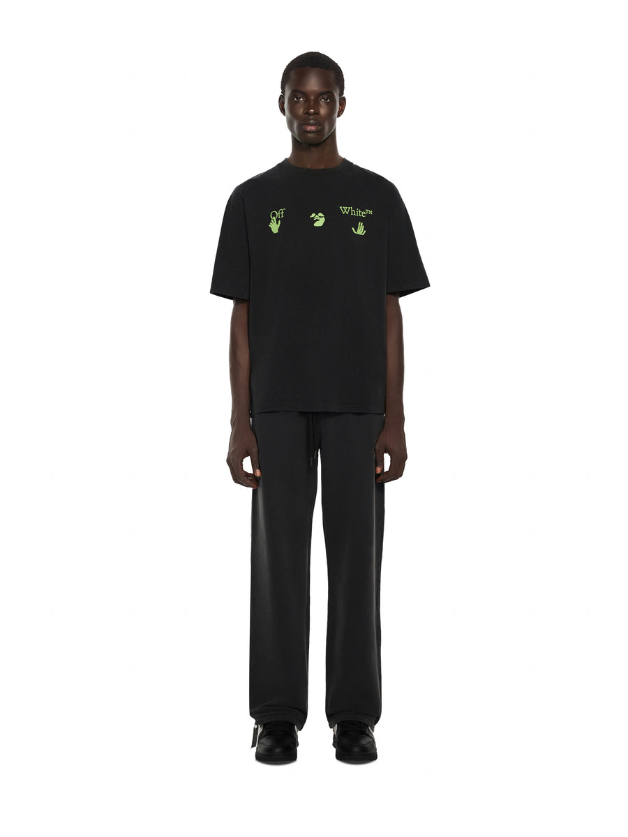Off-White Bacco Arrow Skate Short Sleeve T-Shirt Vintage Black