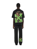 Off-White Bacco Arrow Skate Short Sleeve T-Shirt Vintage Black one-kickz