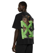 Off-White Bacco Arrow Skate Short Sleeve T-Shirt Vintage Black
