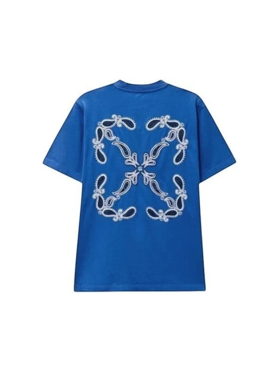 Off White Bandana Arr Slim S/S T-Shirt Nautical Blue