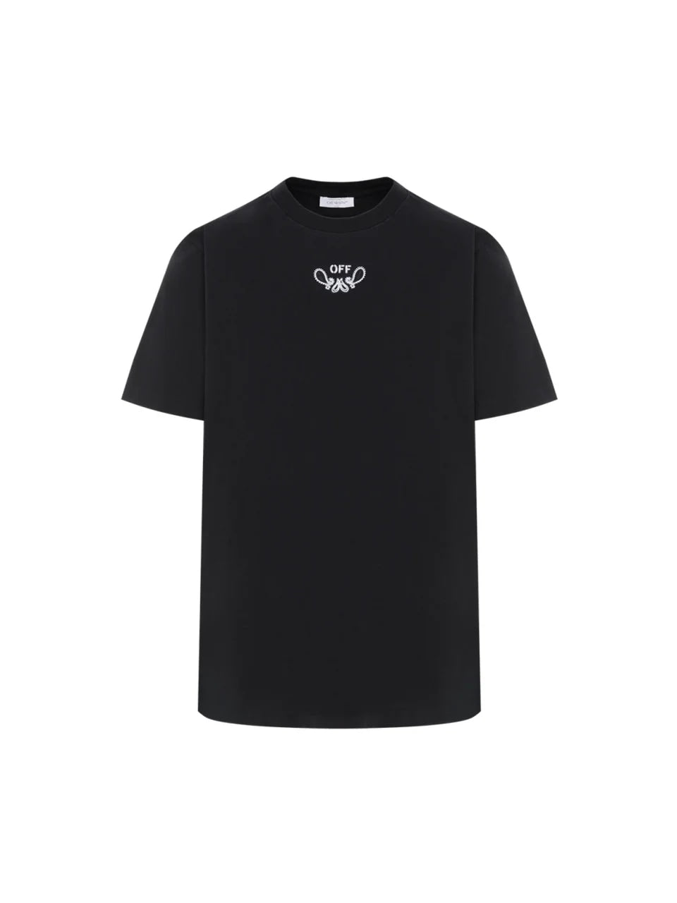 Off-White Bandana Skate Arrow Embroidered Black T-Shirt