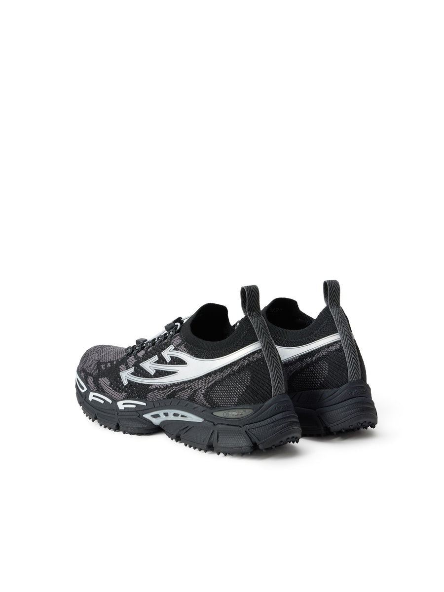 Off-White Be Right Back Knit Sneakers Black/Silver