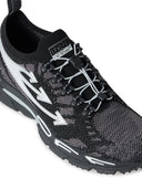 Off-White Be Right Back Knit Sneakers Black/Silver