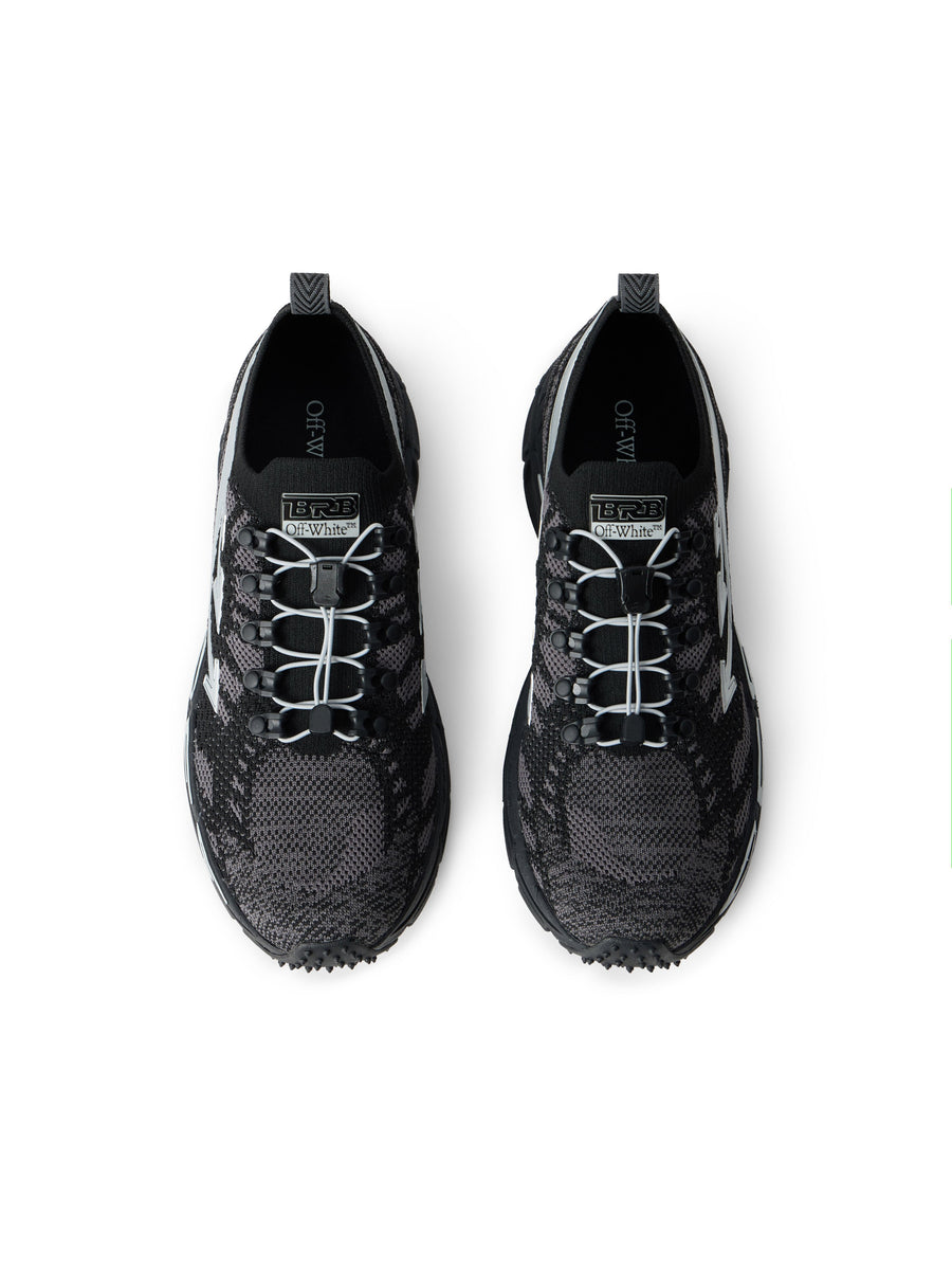 Off-White Be Right Back Knit Sneakers Black/Silver