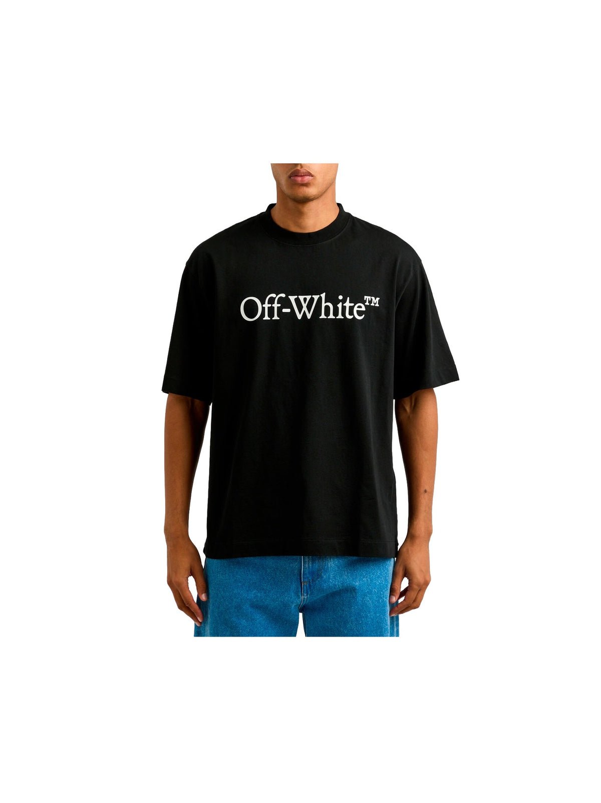 Off-White Big Bookish Logo Print Black T-shirt