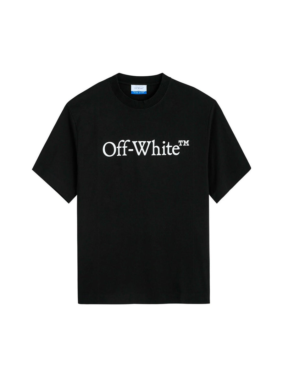 Off-White Big Bookish Logo Print Black T-shirt