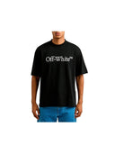Off-White Big Bookish Logo Print Black T-shirt one-kickz