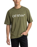 Off-White Big Bookish Logo Print green