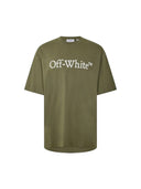 Off-White Big Bookish Logo Print green