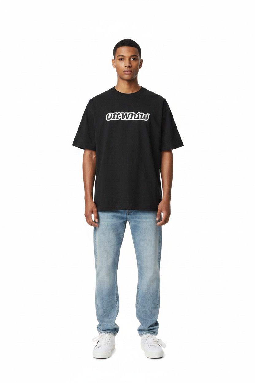 Off-White Black Outline Logo T-shirt