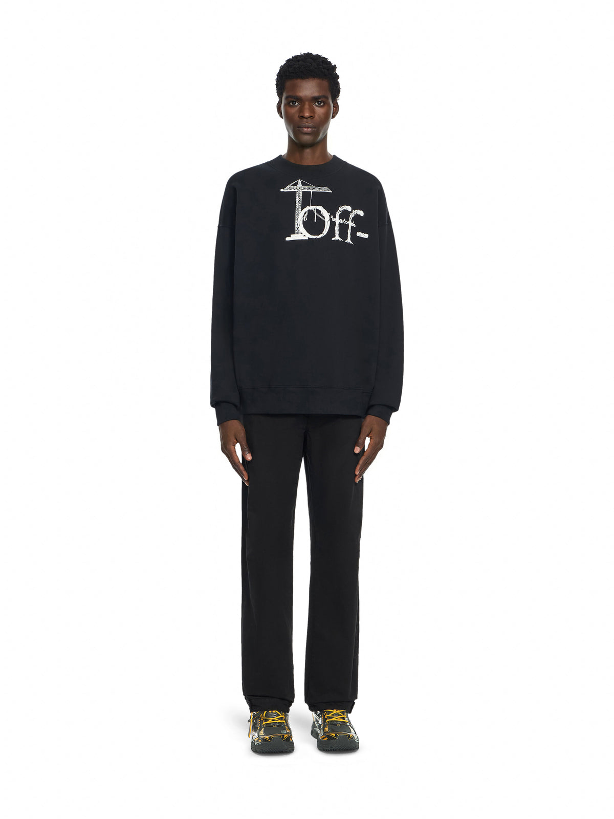 Off-White City Nature Skate Crewneck Sweatshirt Black