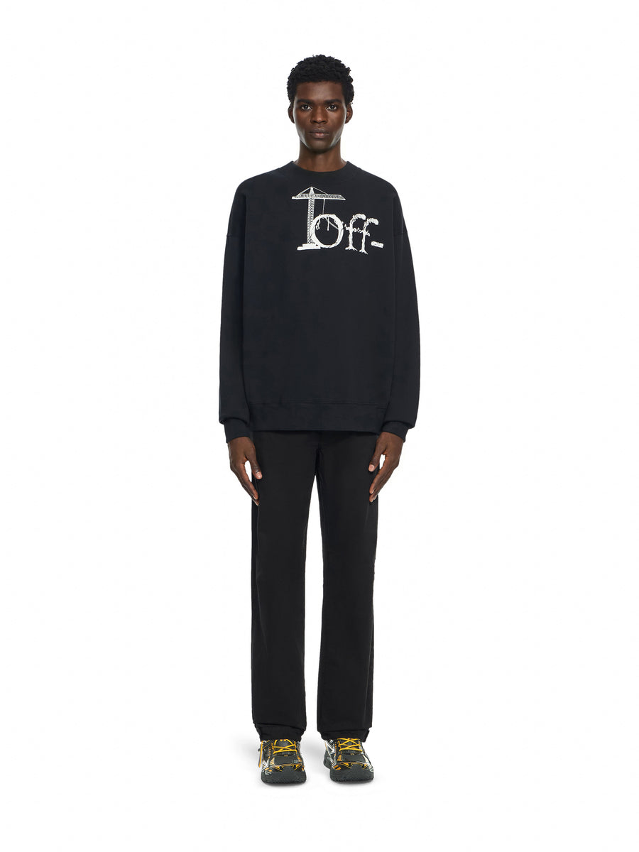 Off-White City Nature Skate Crewneck Sweatshirt Black