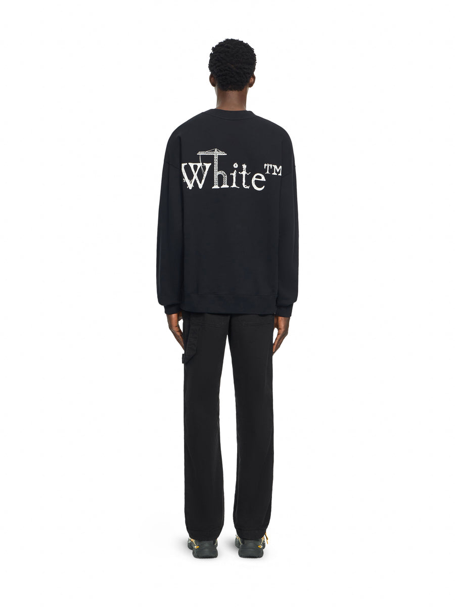 Off-White City Nature Skate Crewneck Sweatshirt Black