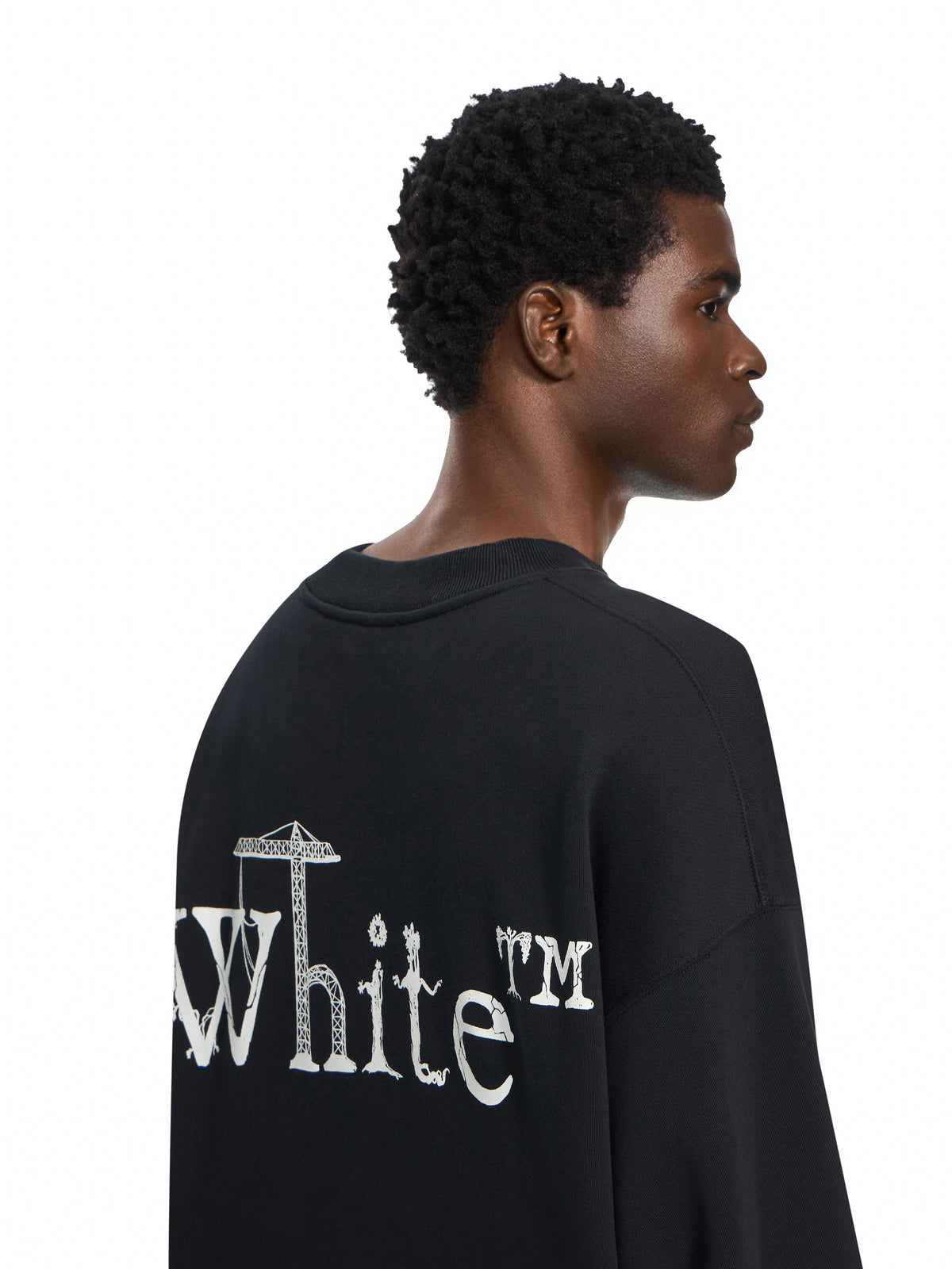 Off-White City Nature Skate Crewneck Sweatshirt Black