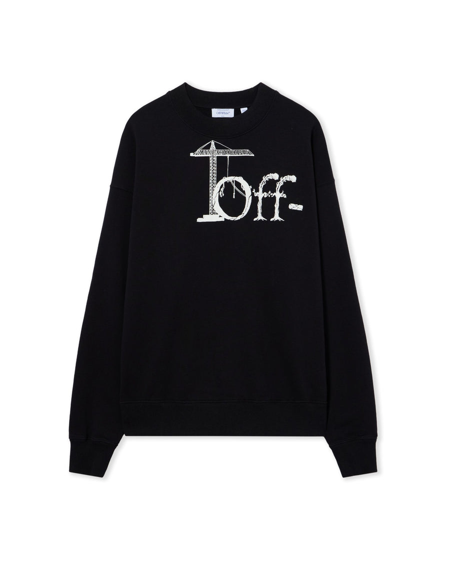 Off-White City Nature Skate Crewneck Sweatshirt Black
