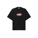 Off-White Crystal Round Logo Over Short-Sleeve Tee 'Black/White' one-kickz