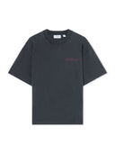 Off-White Cut Here Arrow Skate T-Shirt Fade Out Black Port Royal Mujer