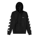 Off-White Diag Helvetica Over Hoodie 'Black/White'