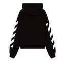 Off-White Diag Helvetica Over Hoodie 'Black/White'