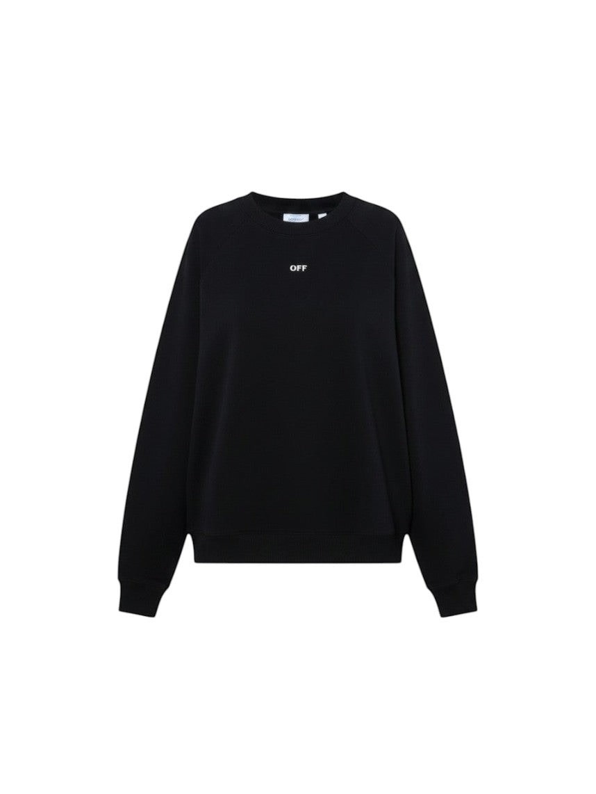 Off-White Dotted Arrow Embroidered Crewneck Black