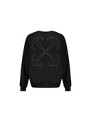 Off-White Dotted Arrow Embroidered Crewneck Black one-kickz