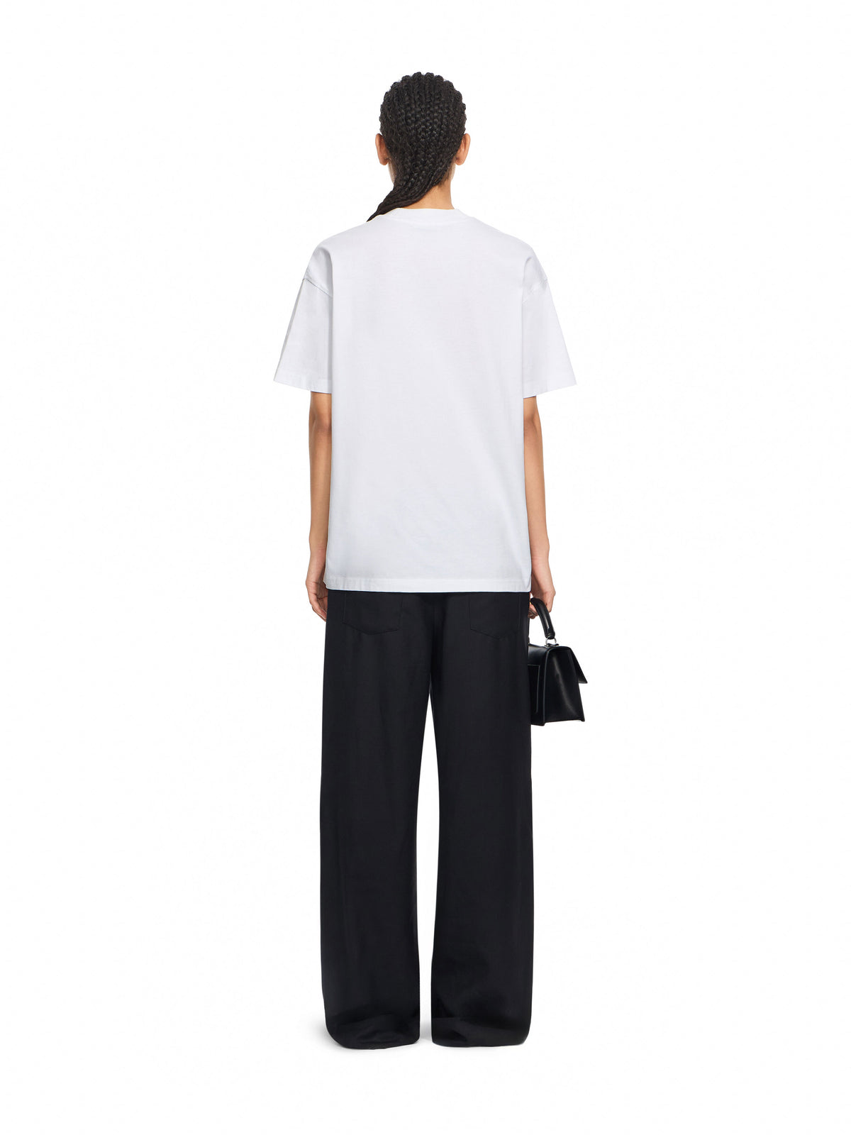 Off-White Embroidered Paisley Logo T-Shirt White-White Women