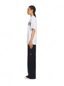 Off-White Embroidered Paisley Logo T-Shirt White-White Mujer