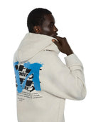 Off-White Half Arrow Regular Zip Hoodie Grey Melange