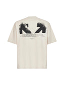 Off-White Half Arrow Skate T-shirt Pumice Stone one-kickz