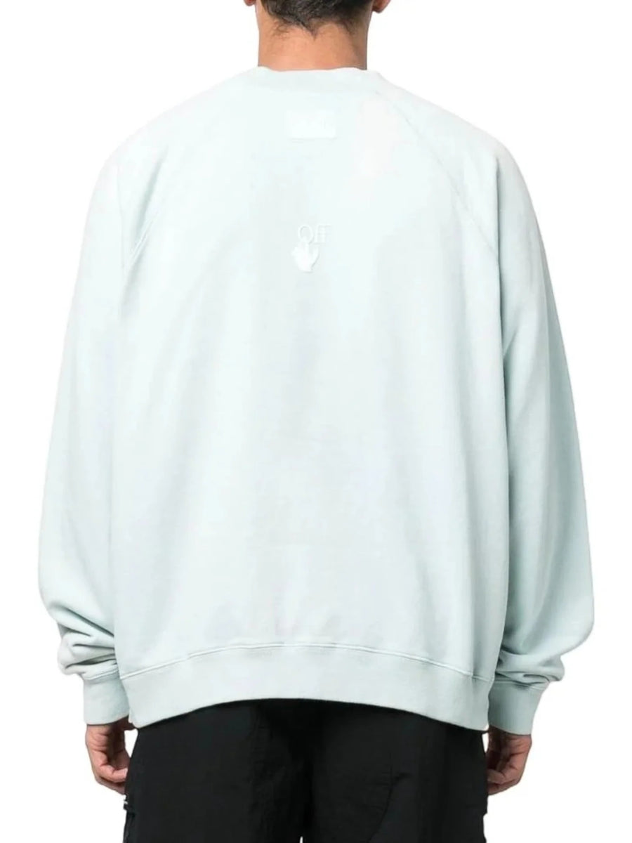 Off-White Laundry Over Crewneck Aqua