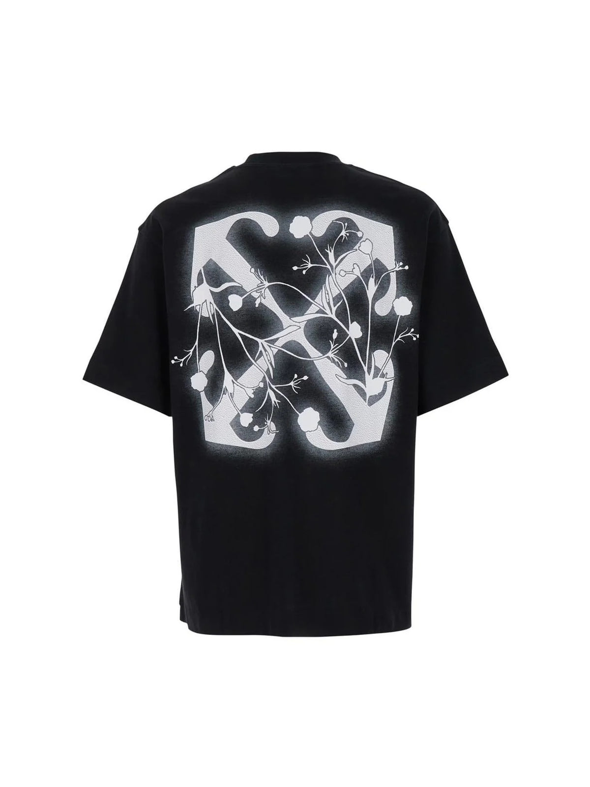 Off-White Men´s Arrow Flower Skate T-Shirt Black