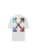 Off White Men's Barber Skate T-Shirt one-kickz