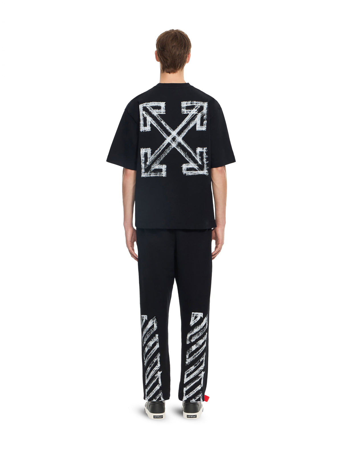 Off-White Motion Arrow Skate T-Shirt Black