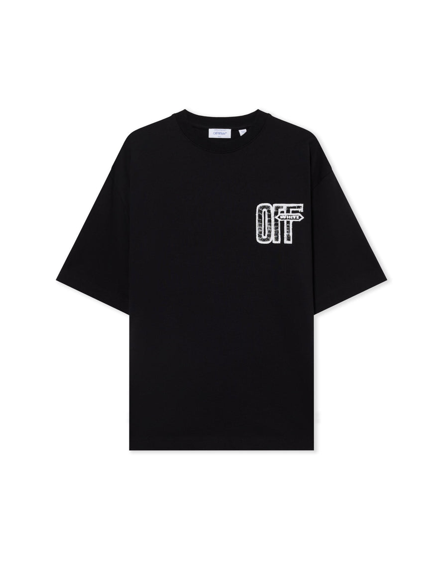 Off-White Motion Arrow Skate T-Shirt Black