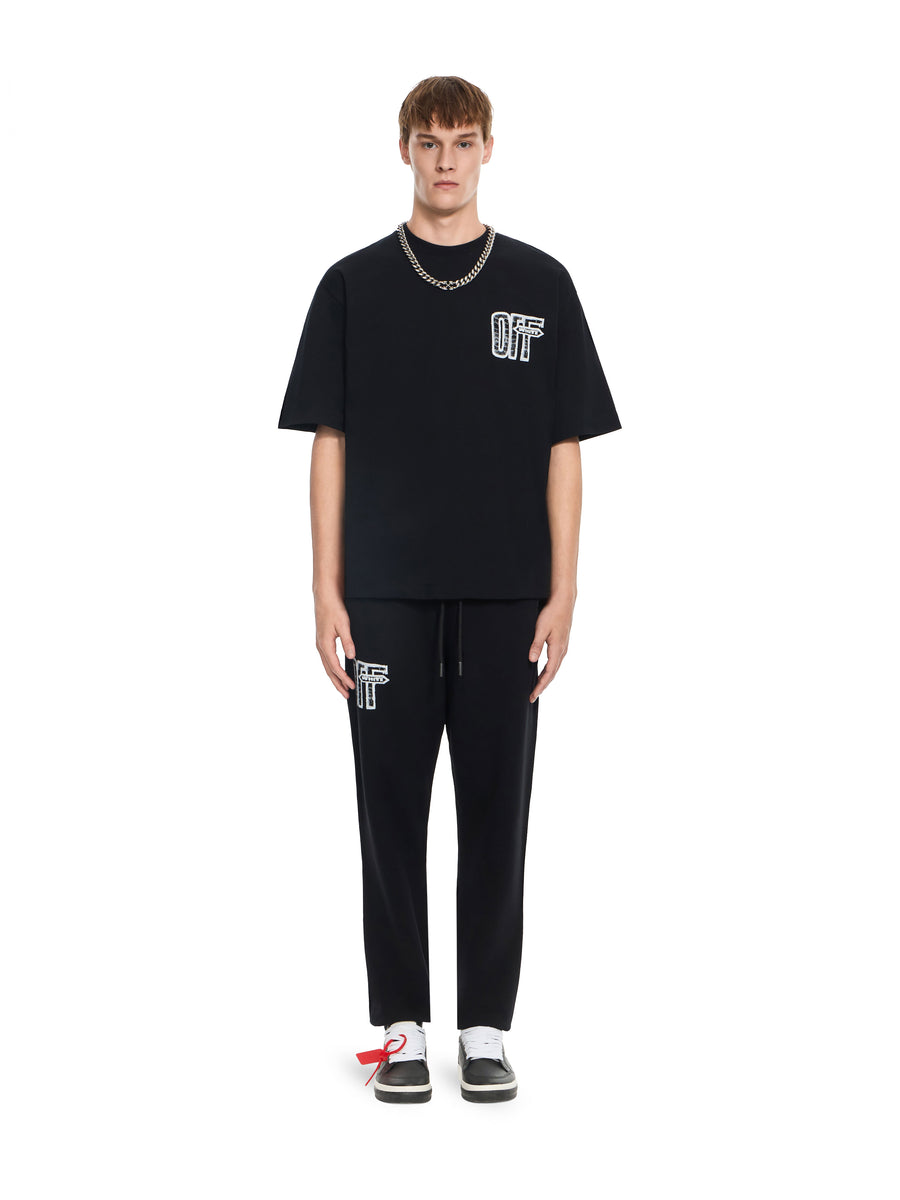 Off-White Motion Arrow Skate T-Shirt Black