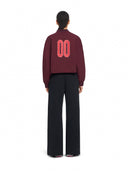 Off-White Off College Crop Polo Crewneck Port Royal - Dark Sapphire Women one-kickz