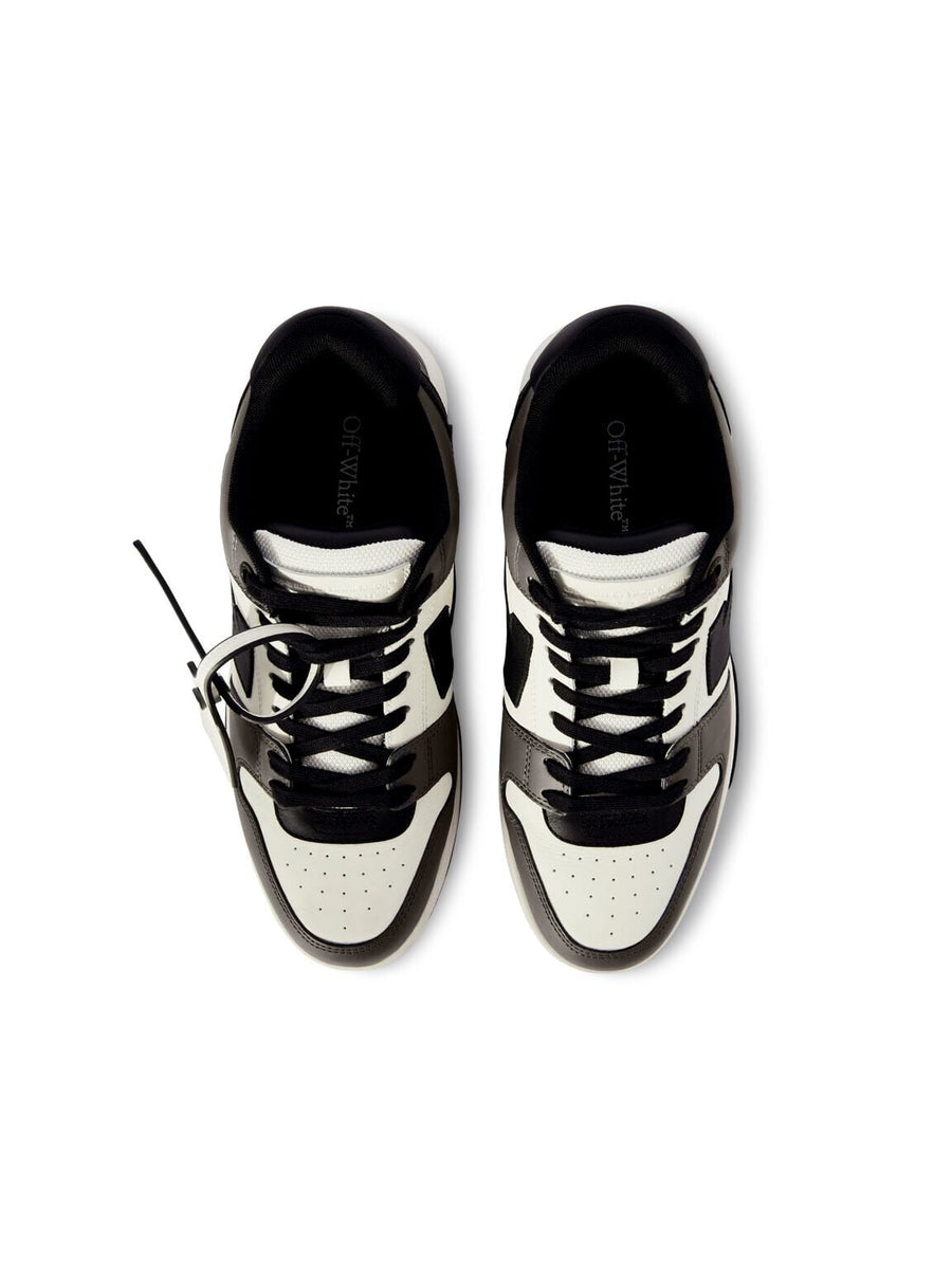 Off-White Out Of Office Calf Leather Dark Grey - Black