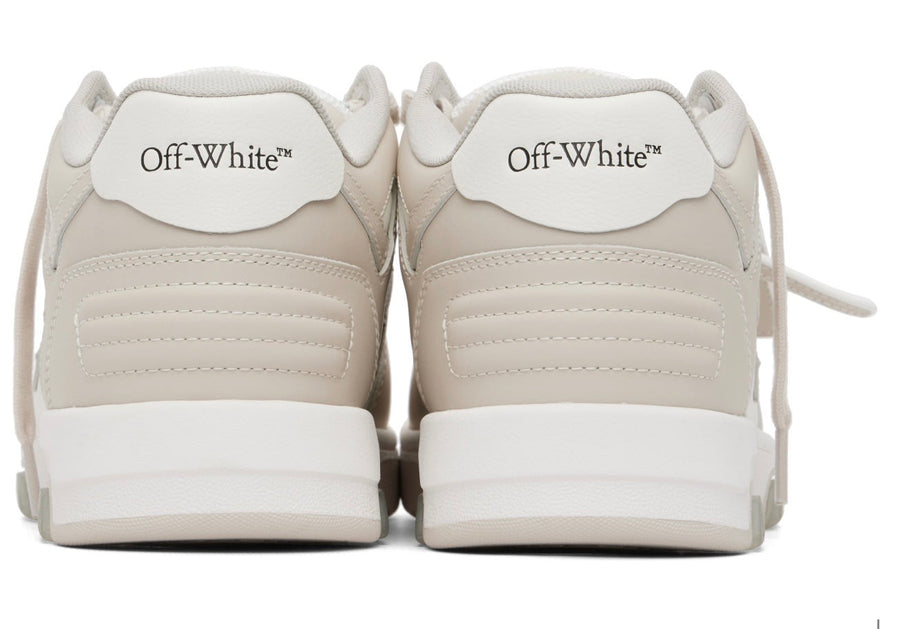 Off-White Out Of Office Calf Leather White Beige