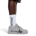 Off White Out Of Office For Walking Suede Sneakers Grey