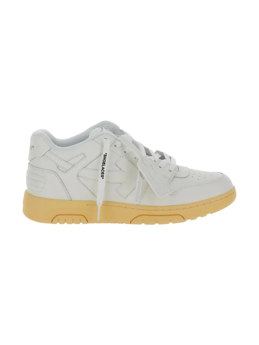 Off-White Out Of Office Grey Beige Sole Sneakers