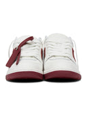 Off-White Out Of Office White Burguny Low Tops Sneaker one-kickz
