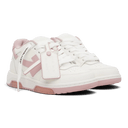 Off White Out Of Office White Pink Calf Leather