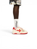 Off-White Out Of Office White Red Sneakers one-kickz