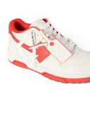 Off-White Out Of Office White Red Sneakers one-kickz