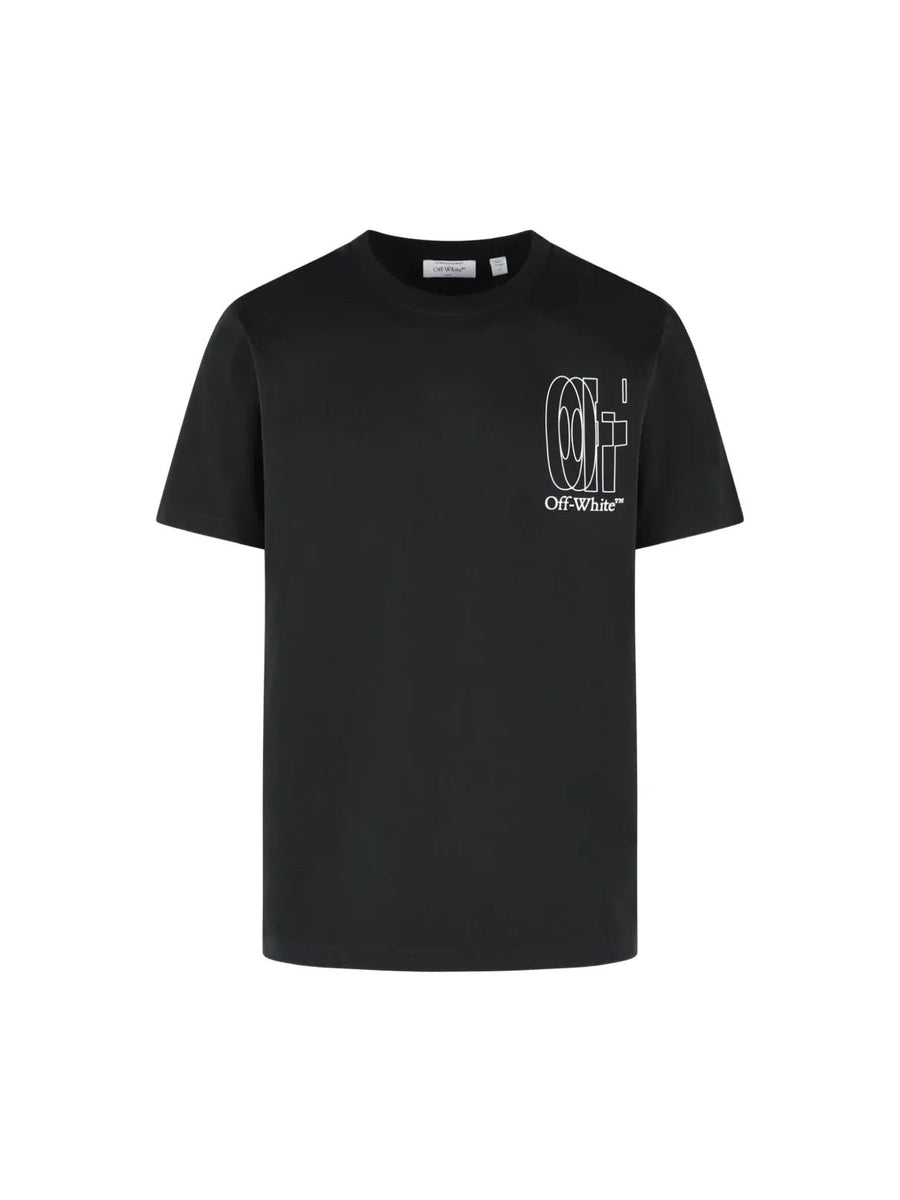 Off-White Outline Double Arrow Slim T-shirt Black