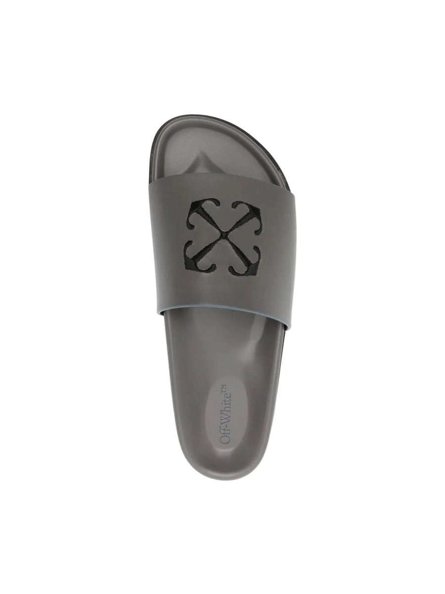 Off-White Pool Slider Grey